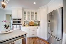 kitchen cabinet trim example