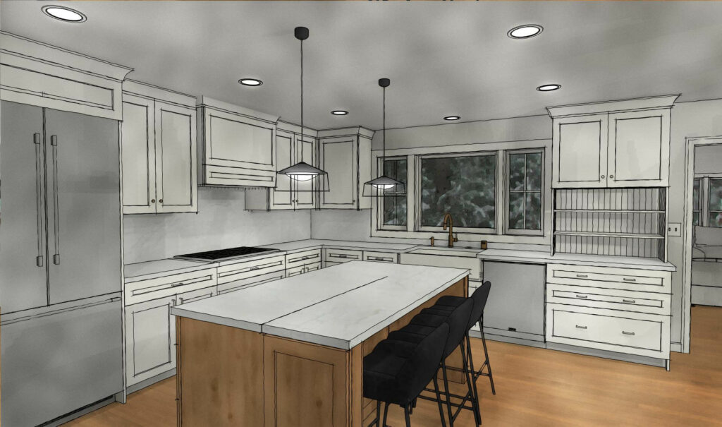 Design Concept for MN Kitchen Renovation