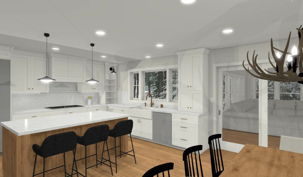 Design Rendering for Kitchen Remodeling Project